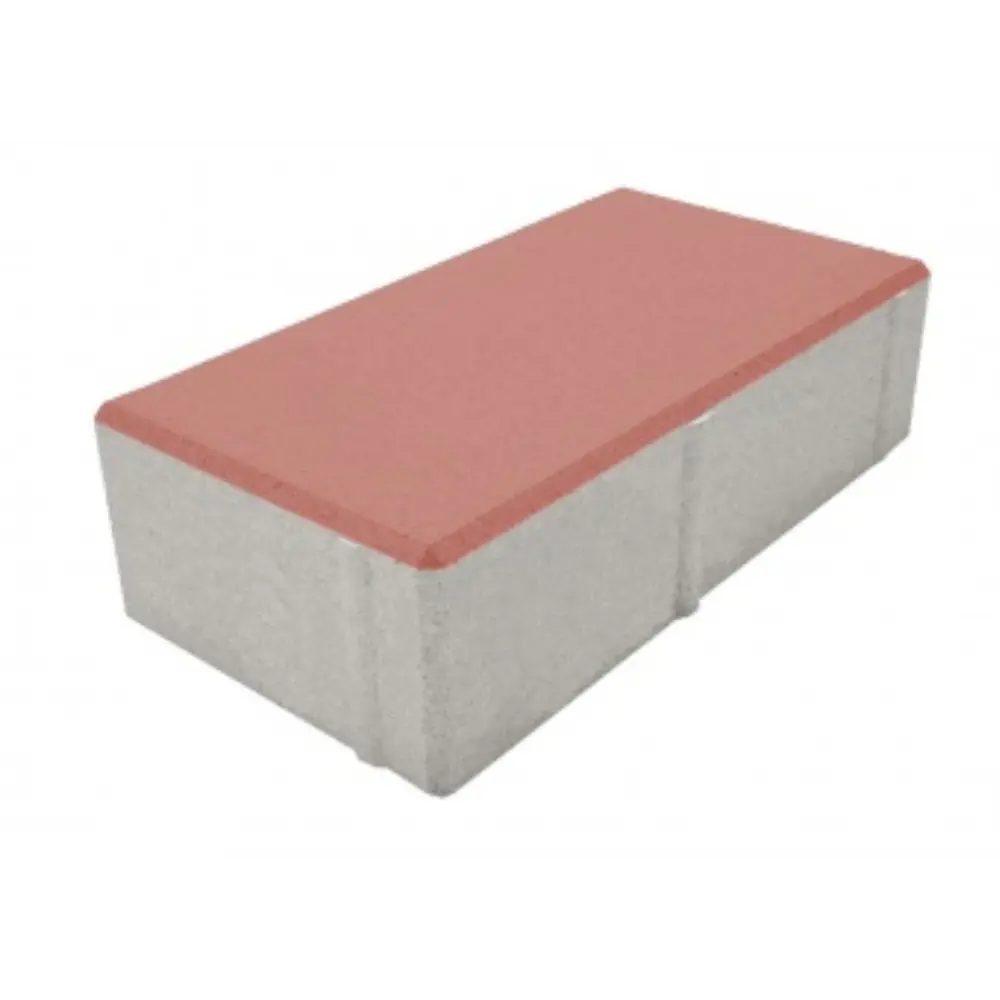 Плитка тротуарная Призма 200x100x50 мм цвет терракотовый 85263177 STLM-2074862 Santreyd 