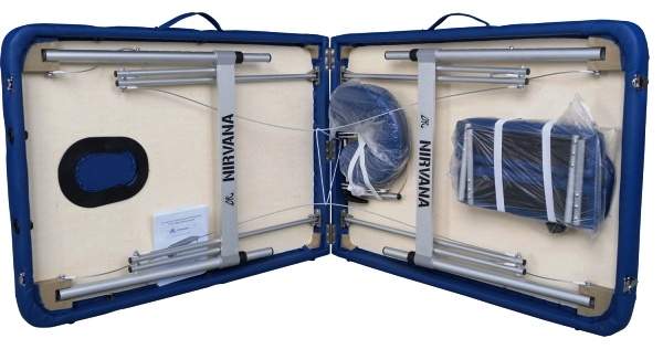 TS2010_N Массажный стол синий NIRVANA ELEGANT LUXE DFC  - Вид №2