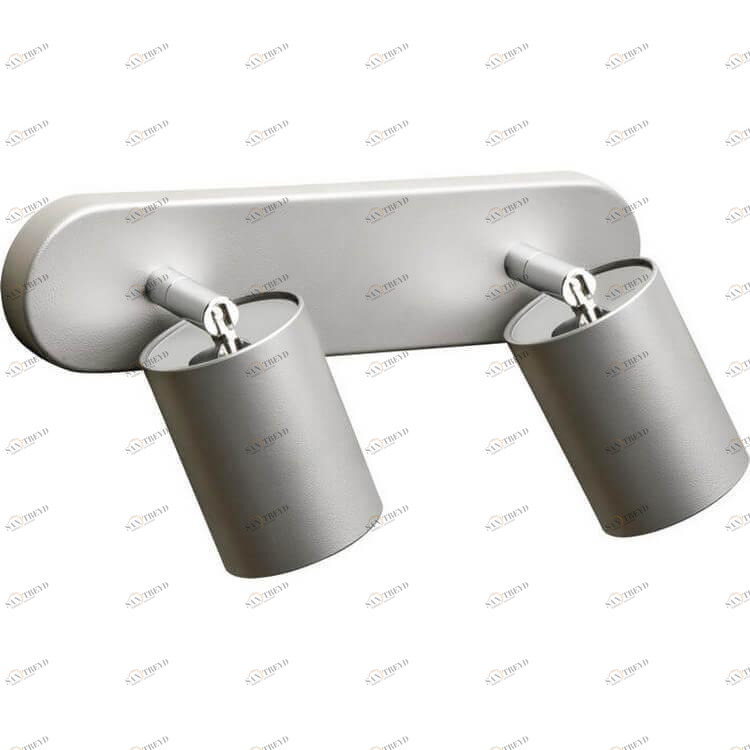 Спот настенный галогеновый на 2 лампы серебристый Eye Spot 6140 NOWODVORSKI EYE SPOT SILVER 00-3926389 Серебро 