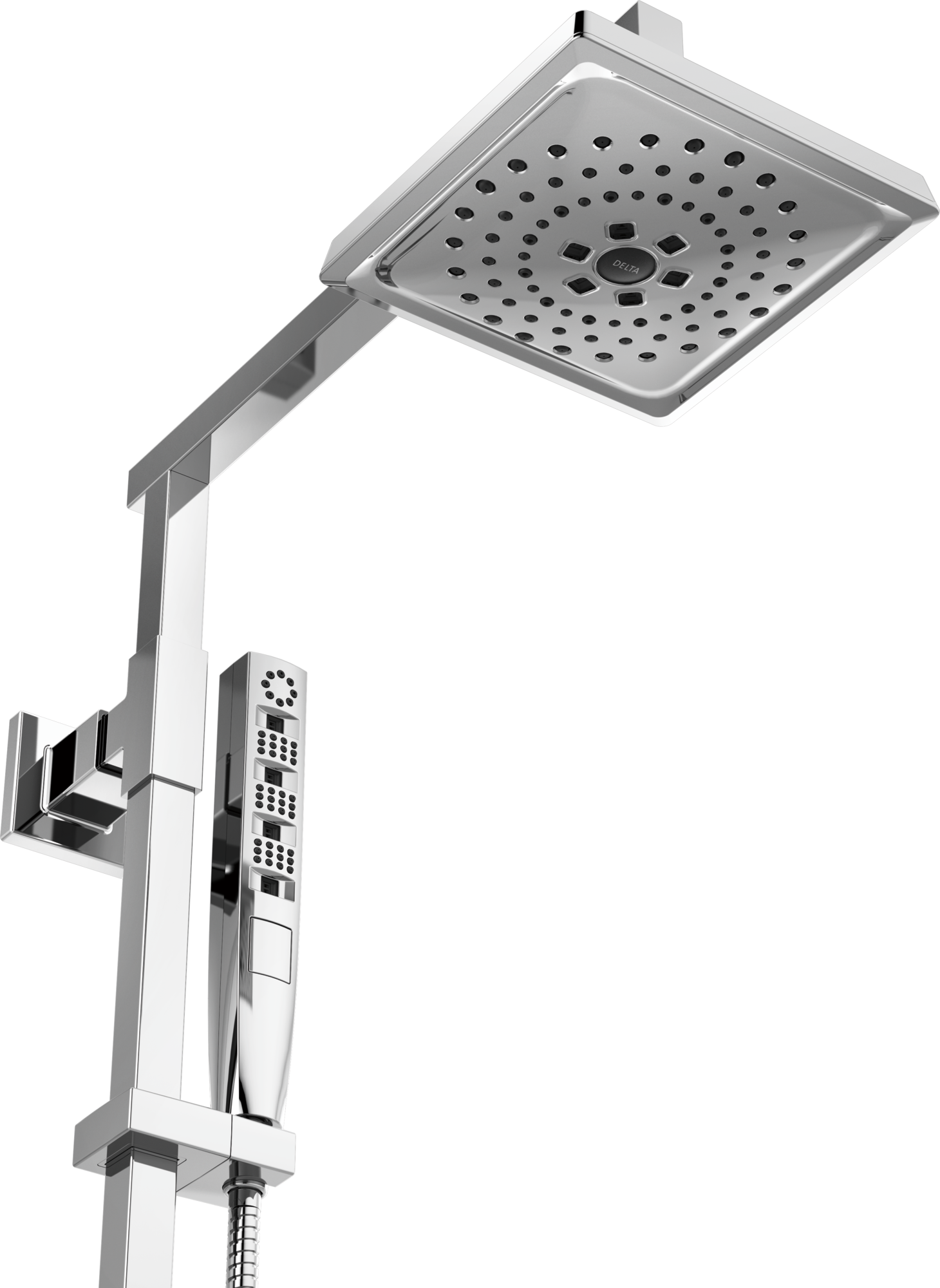 58410-KS Душевая колонна угловая 18 дюймов Delta Faucet Universal Showering Черный нержавеющий  - Вид №6
