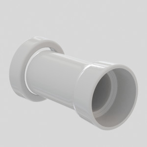 754801 Соединение из керамики для выпуска в стену цвет Белая глазурь Kerasan RETRO Италия