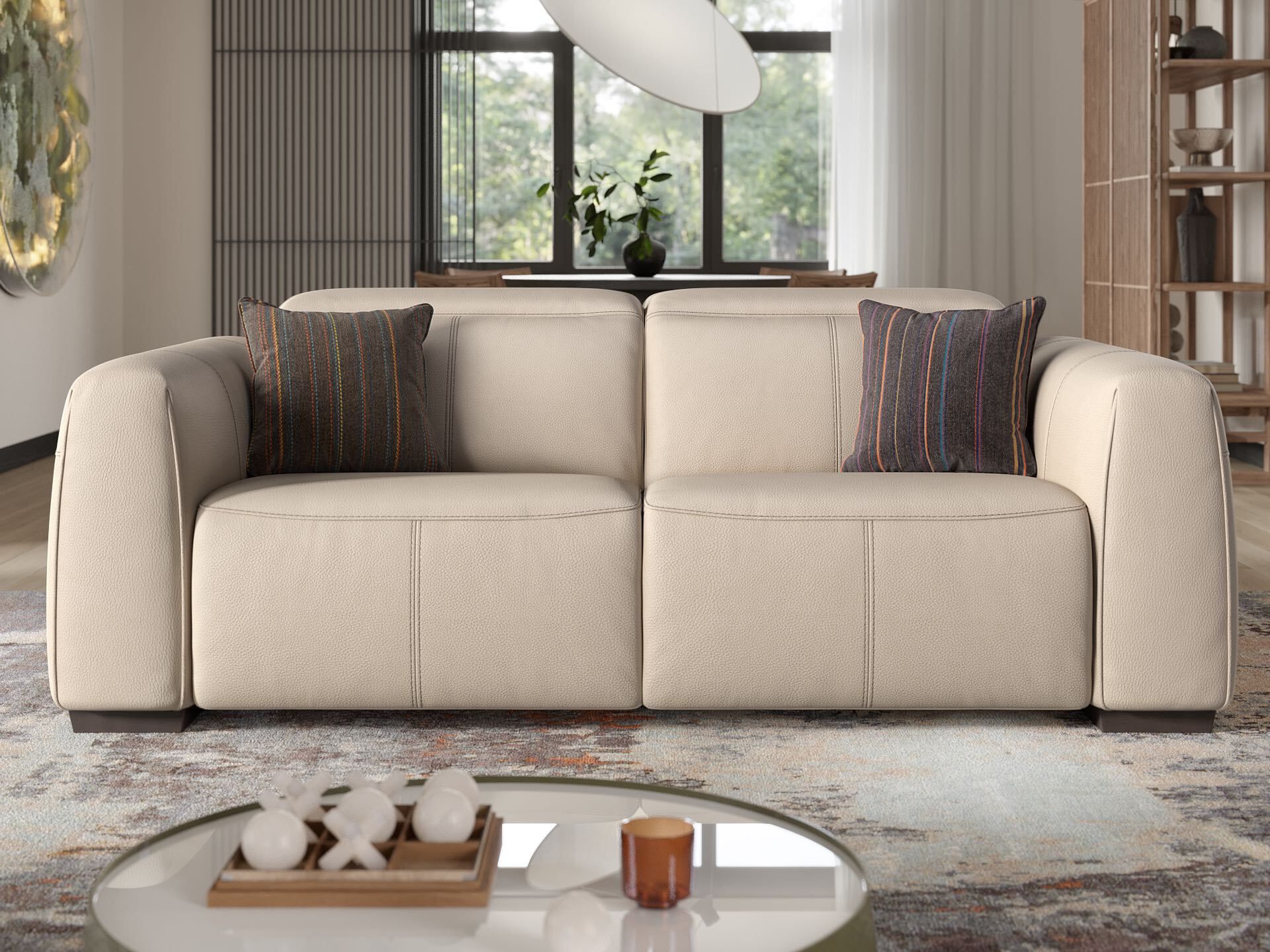 3-местный кожаный диван Sofanella тысячный ARCH-00145535