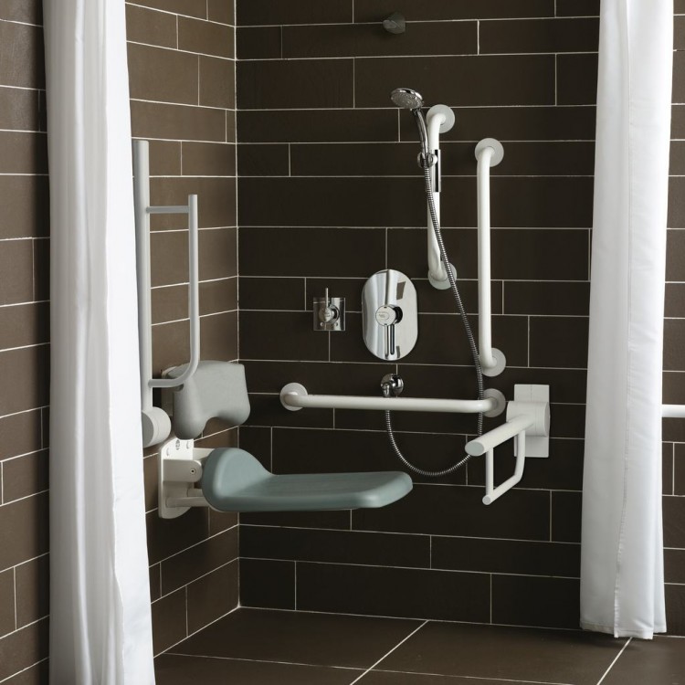 S6360AC Складной шарнирный опорный поручень 80 см Ideal Standard CONTOUR - Вид №1