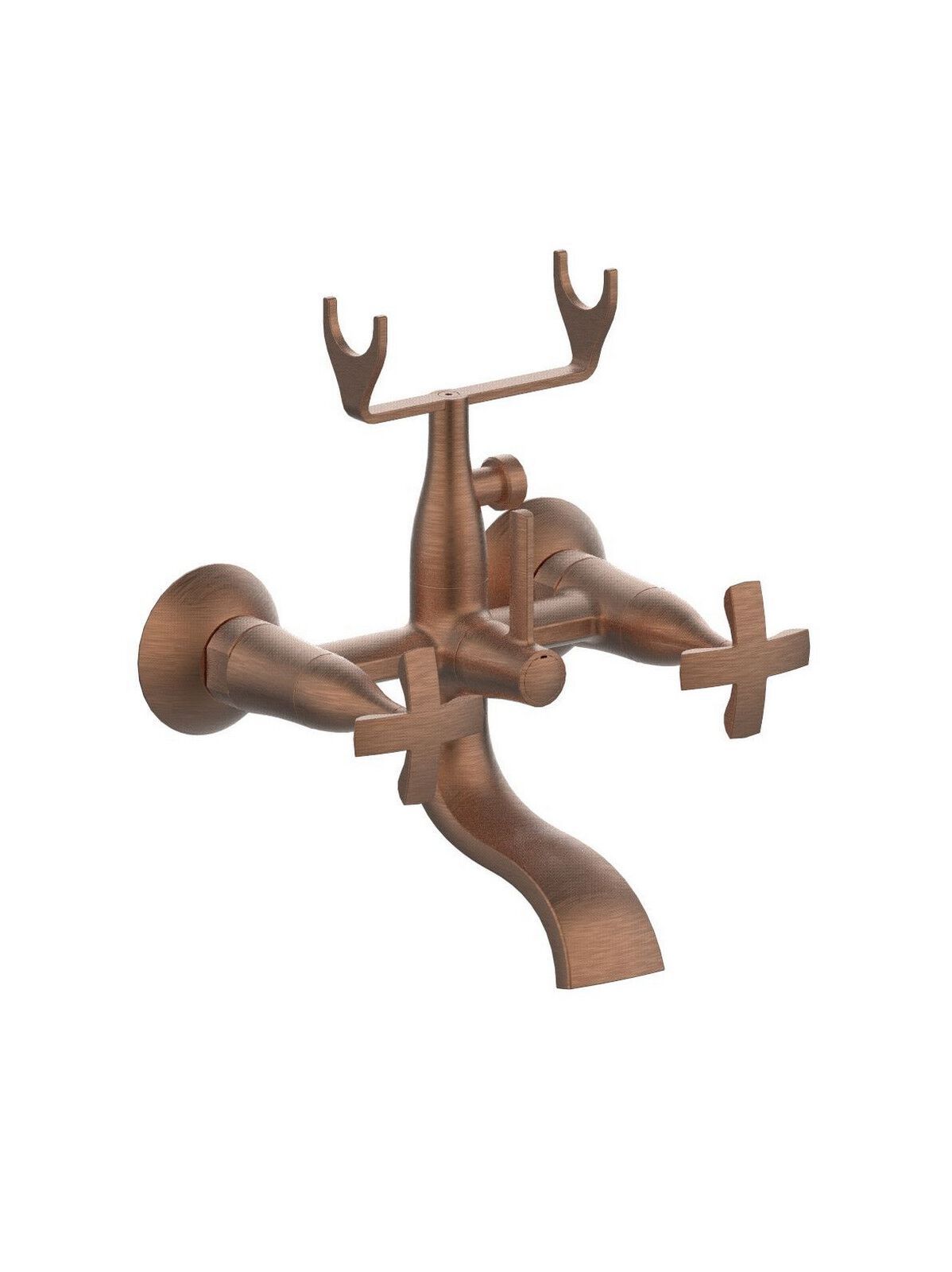 2 отверстия настенный наружный смеситель для ванны Rubinetterie Frattini Lucrezia ARCH-00045706 - Вид №9