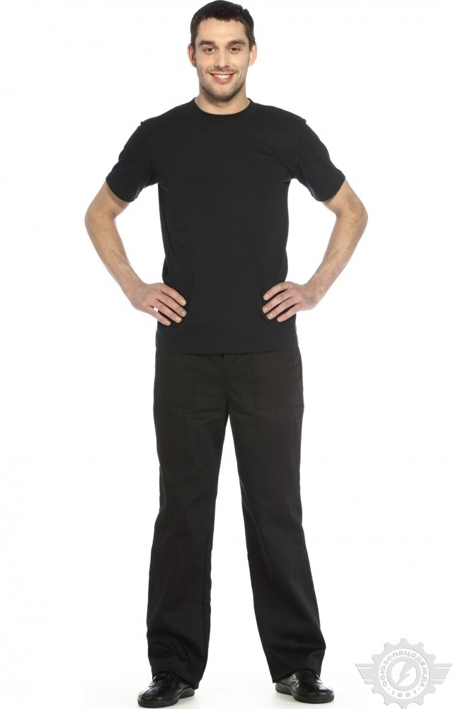 4958261 Футболка темно-синяя  Одежда для официантов  размер S (44-46) Спецодежда  - Вид №8