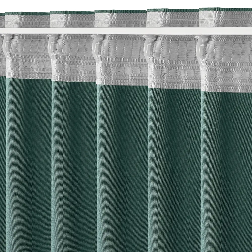 Штора на ленте со скрытыми петлями KREAFORTA Pharu 140x280 см цвет бирюзовый 89417940 STLM-2007342  - Вид №8