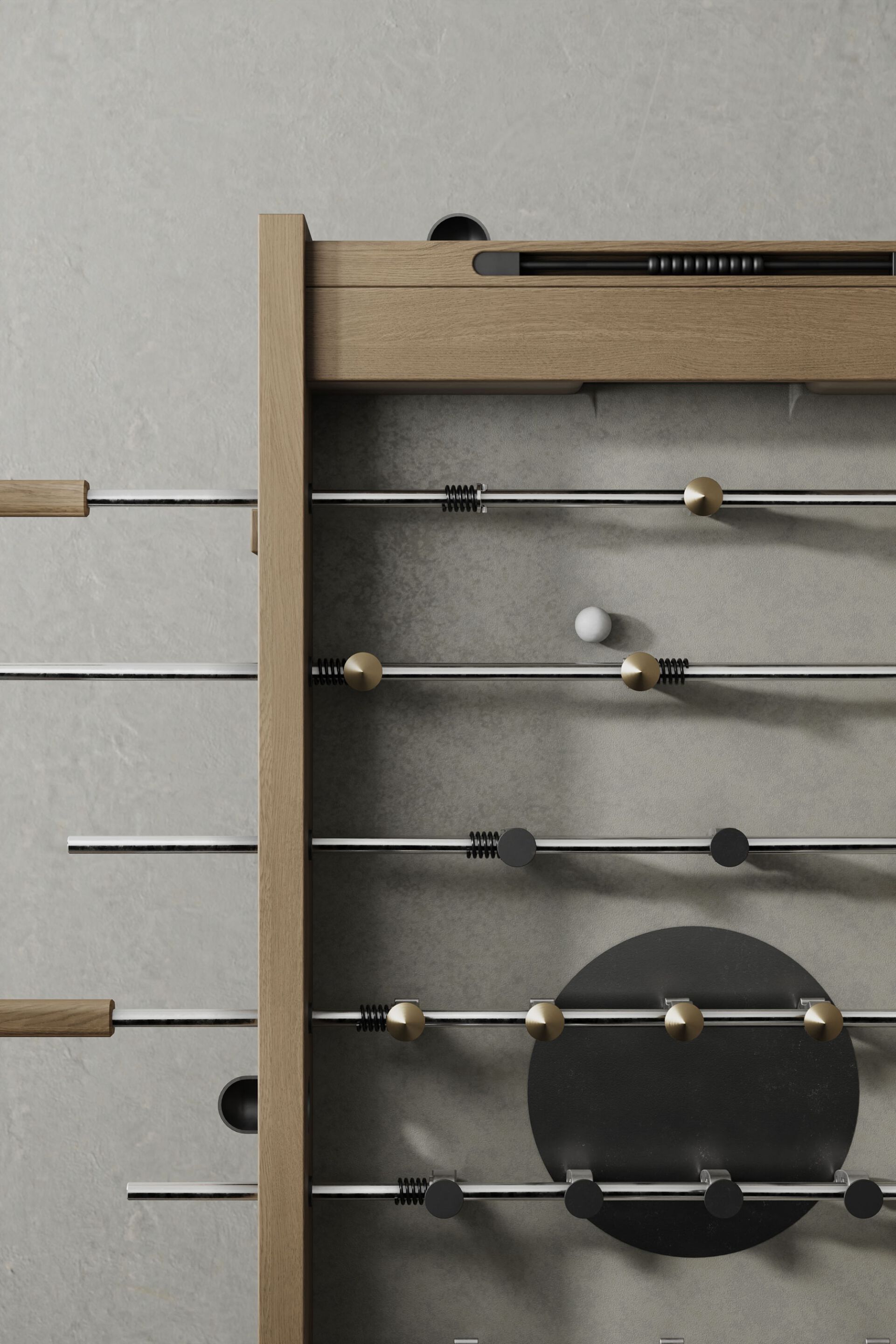 Прямоугольный дубовый кальциобалилья District Eight Dinh ARCH-00016765 - Вид №6