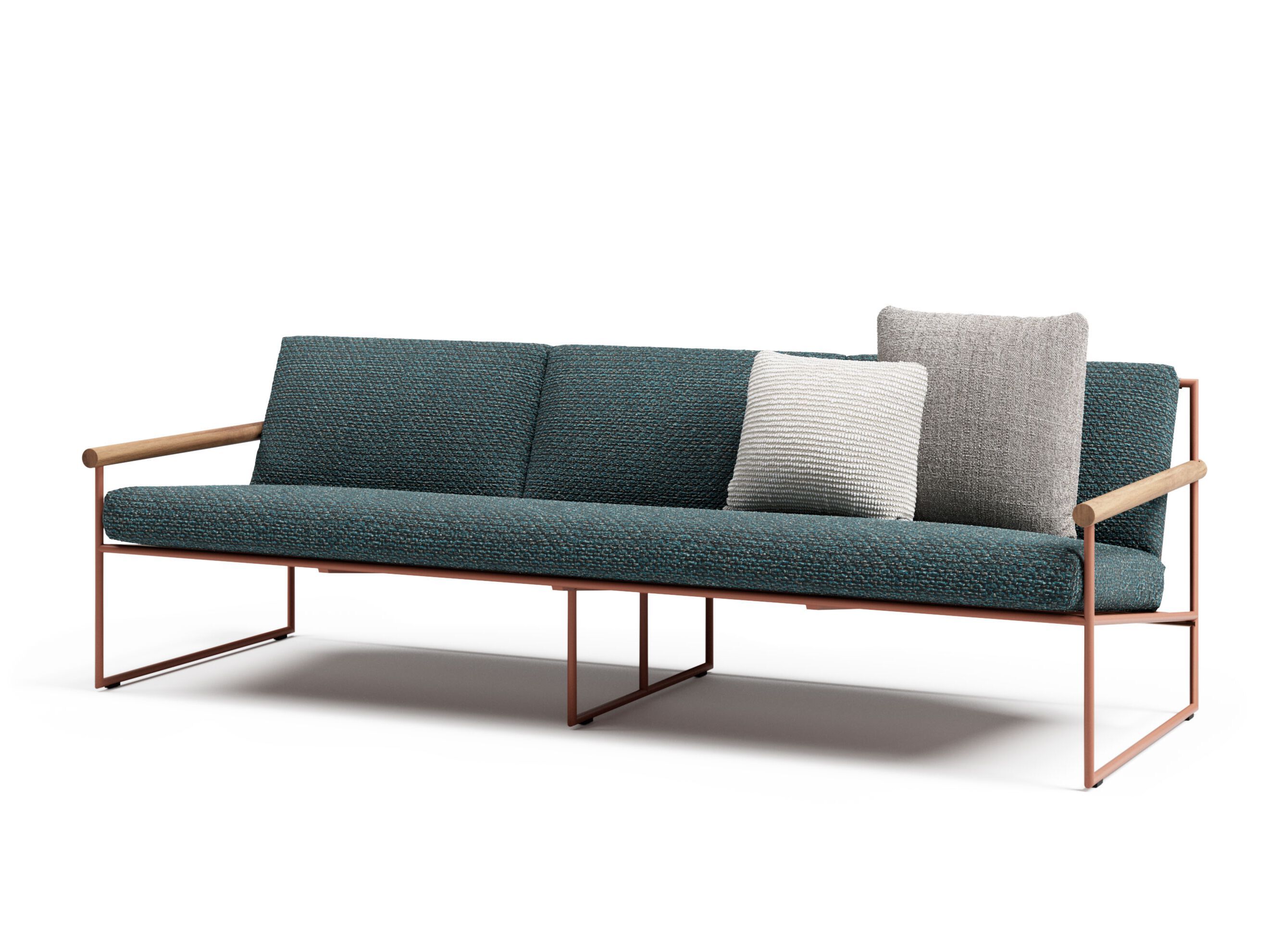 3-местный тканевый садовый диван Atmosphera труба ARCH-00081514 - Вид №11