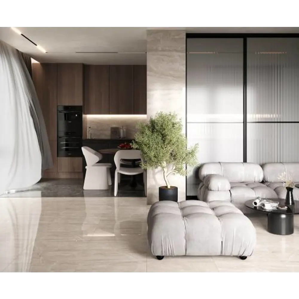 Керамогранит Laparet Mainstream 60x60 см 1.44 м² полированный цвет бежевый 87020940 STLM-2025361 - Вид №3