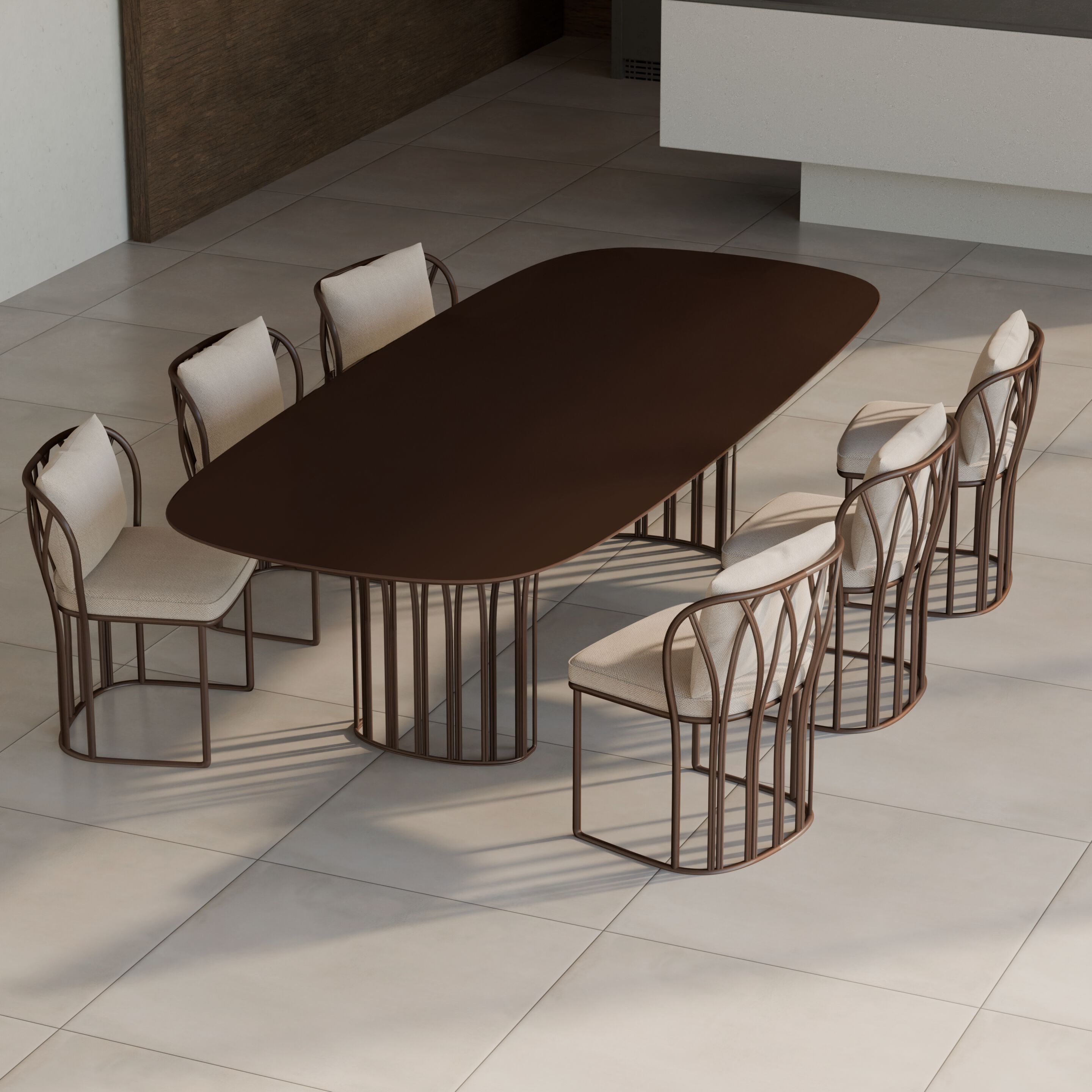 Тканевый садовый стул с подлокотниками YAAZ Koru ARCH-00073695 - Вид №1