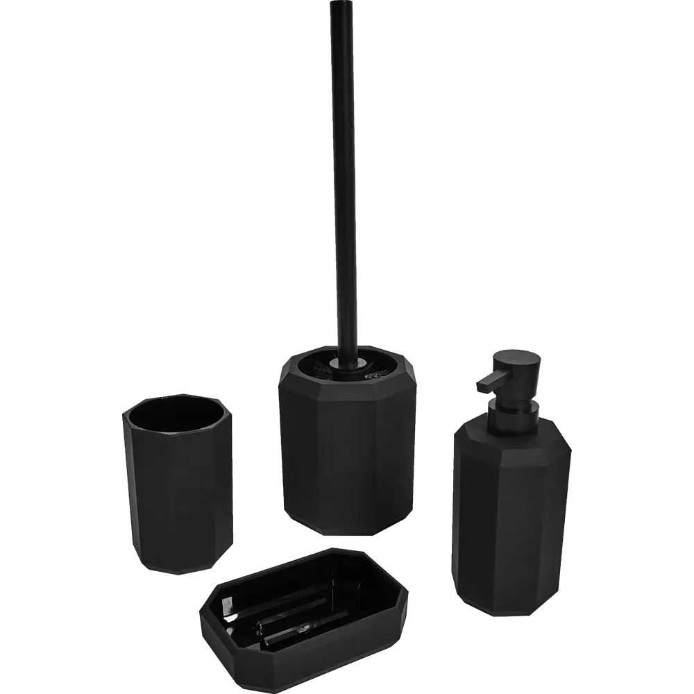 Мыльница Swensa Grid черная — минимализм в деталях 89350270 STLM-1002280 - Вид №1