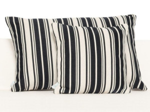 Напольная ткань полосатая подушка
