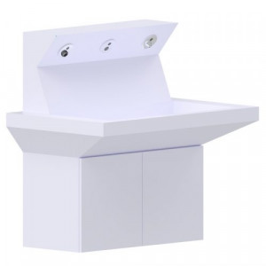 10570 Подвесная раковина настенная прямоугольная IDRAL