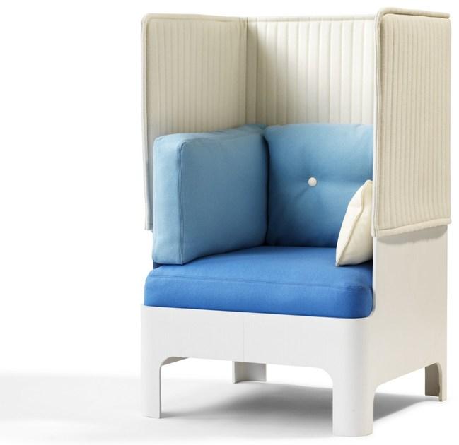 Blå Station Кресло из ткани с высокой спинкой Koja S51h Bla Station - Вид №6