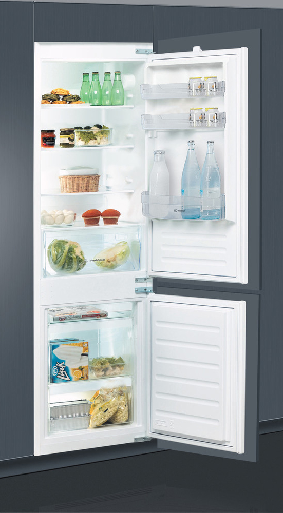 BIN18A1DIF Встраиваемый холодильник / 177см, led освещение, возможность замораживания (кг/24ч): 3,5, время сохранения температуры без электроэнергии (ч): 19, уровень шума (дб(а)): 35; климатический класс: sn, n, st, t; потребление электроэнергии (квт/24ч) Santreyd 