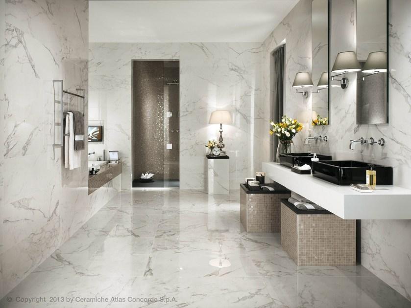 Atlas Concorde Белая плитка для стен с эффектом мрамора Marvel sun-id-1394079 - Вид №1