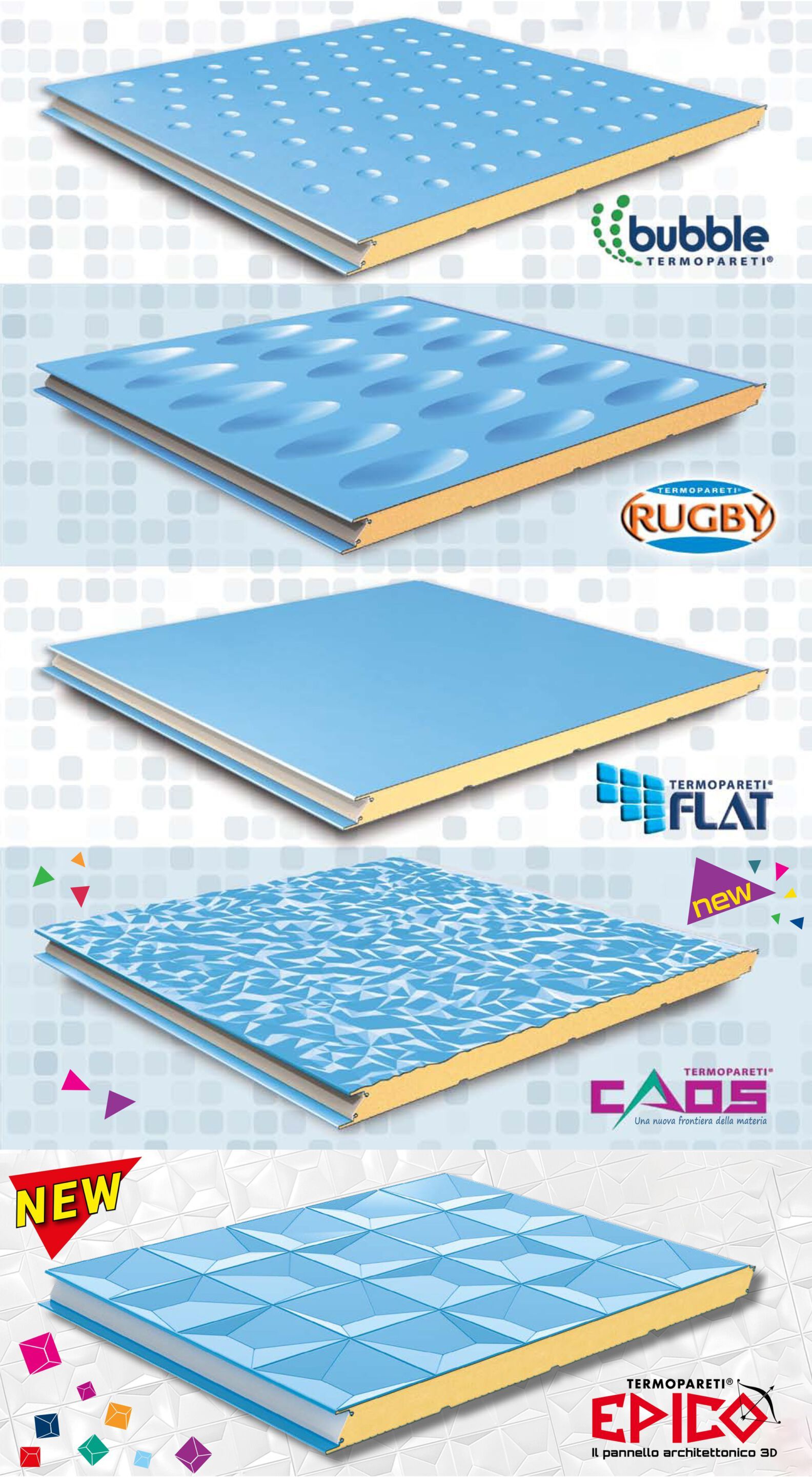 Изолированная металлическая панель для фасада ELCOM SYSTEM ТЕРМОПАРЕТЫ® ARCH-00063678 - Вид №138