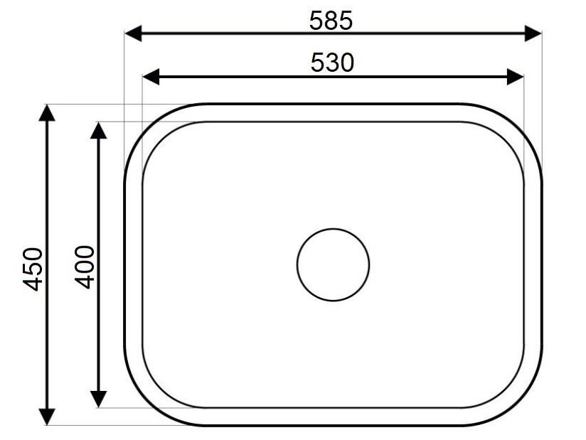 Мойка для кухни Breeze 530UN NAVAKO 13008 - Вид №2