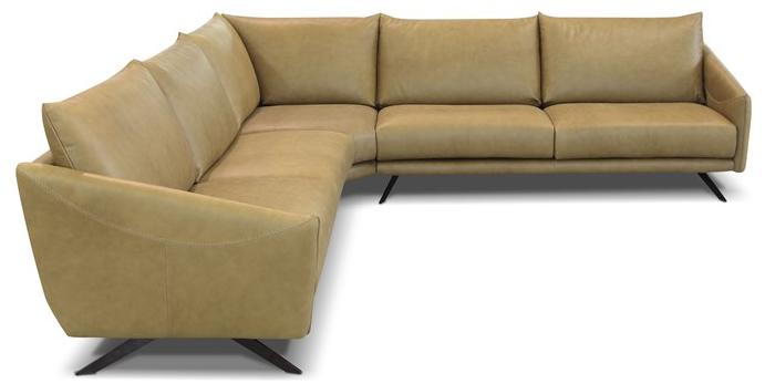 Rossini Sofas Угловой диван в коже Atene sun-id-1443322 - Вид №4