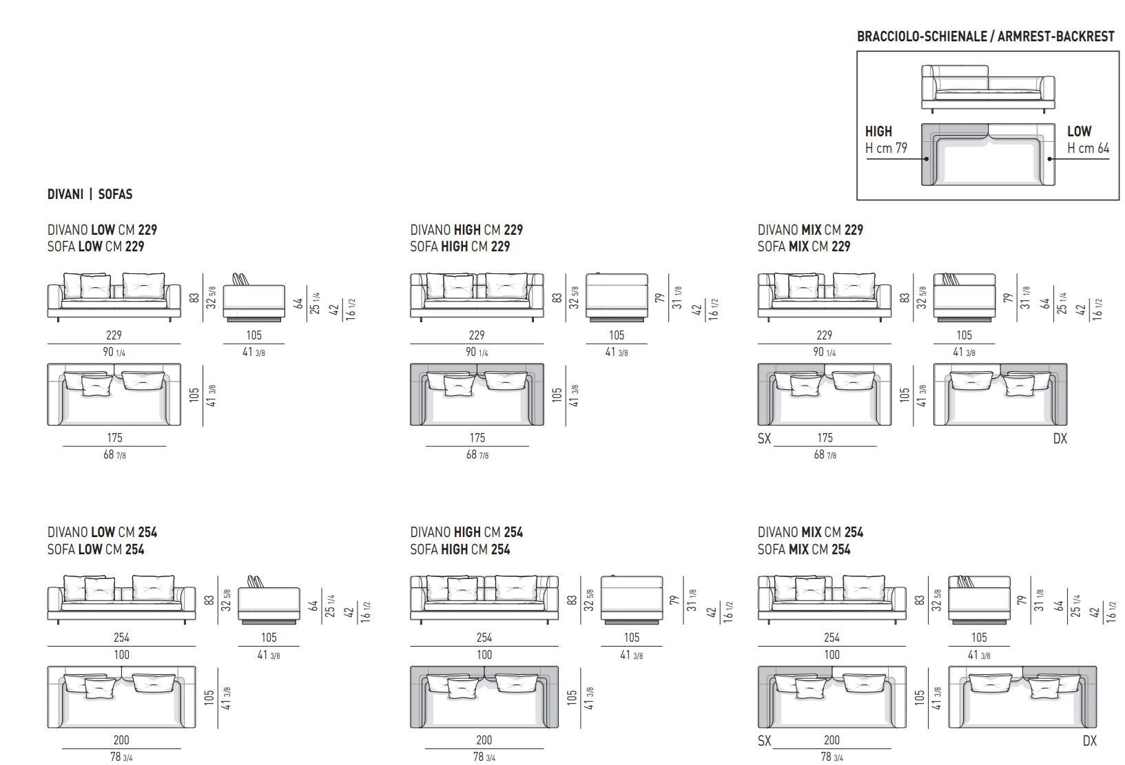 Модульный угловой диван из ткани Minotti ALEXANDER ARCH-00105167 - Вид №14