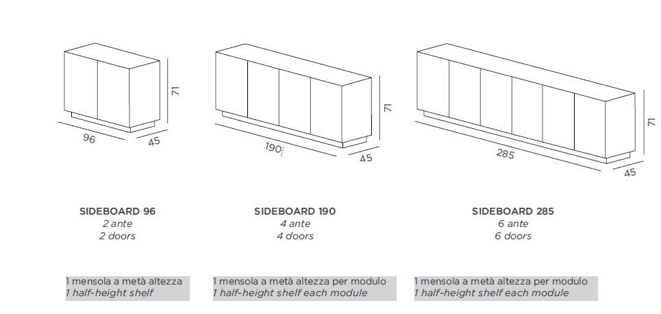 Металлический шкаф DE CASTELLI Marea ARCH-00066882 - Вид №4