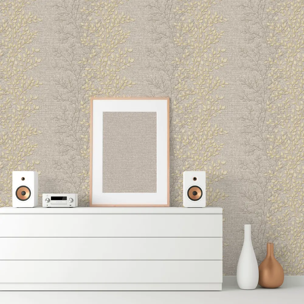 Обои флизелиновые Euro Decor Thea серые 1.06 м 7013-11 82377793 STLM-2060216 - Вид №2