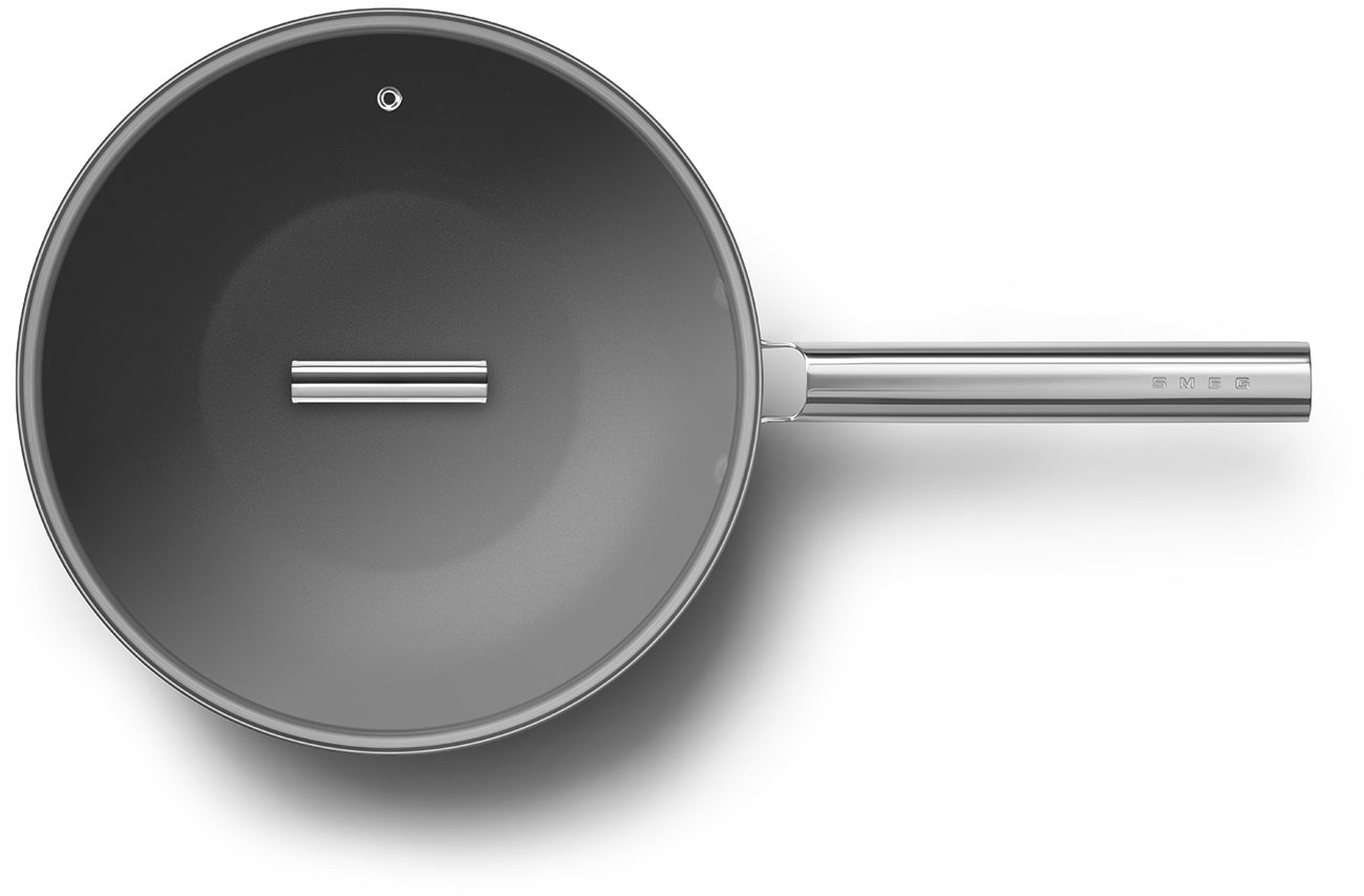 CKFW3001CRM Посуда / сковорода wok 30 см, кремовая SMEG  - Вид №9