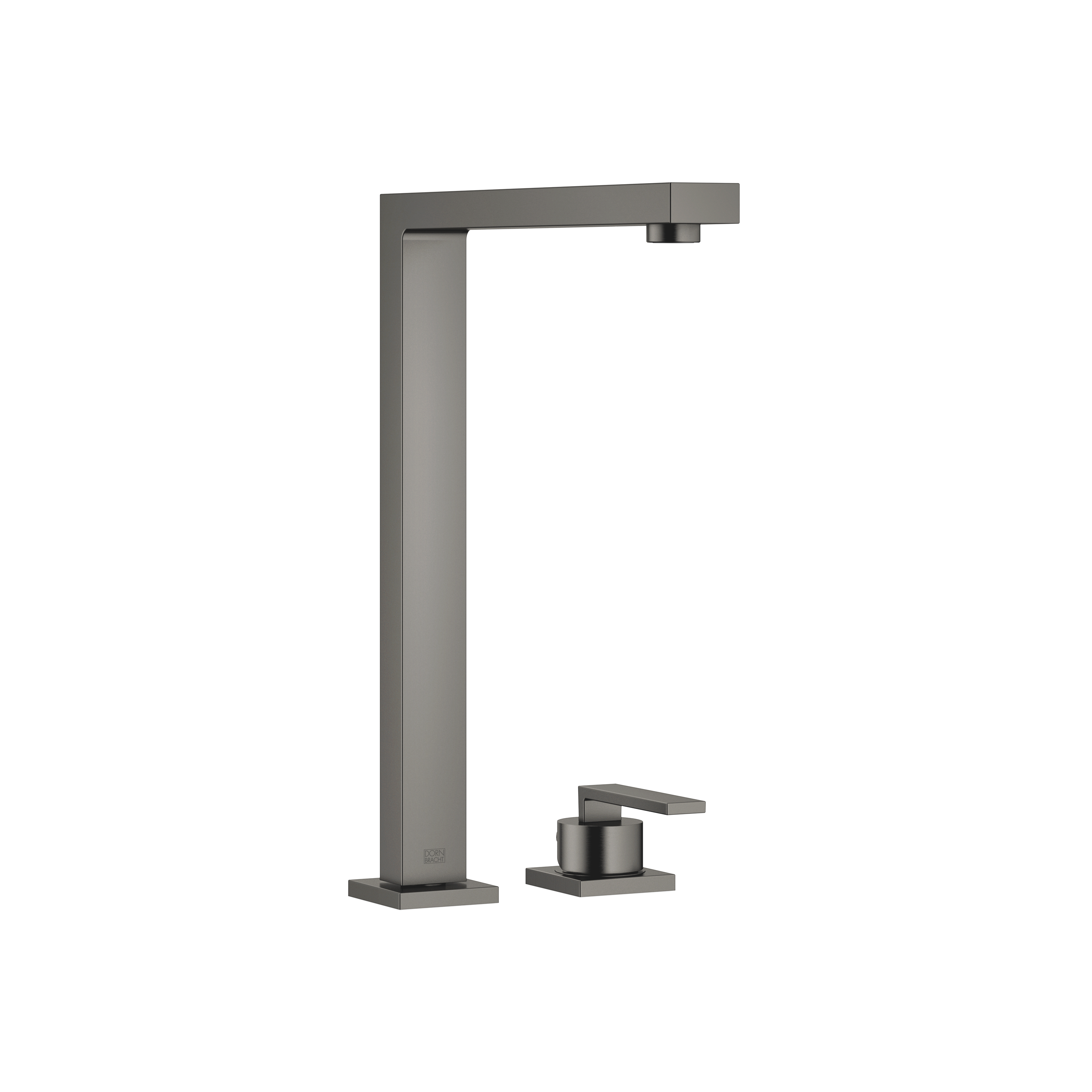 ЛОТ Смеситель на два отверстия с отдельными розетками - матовая темная платина DornBracht Lot 32800680-99