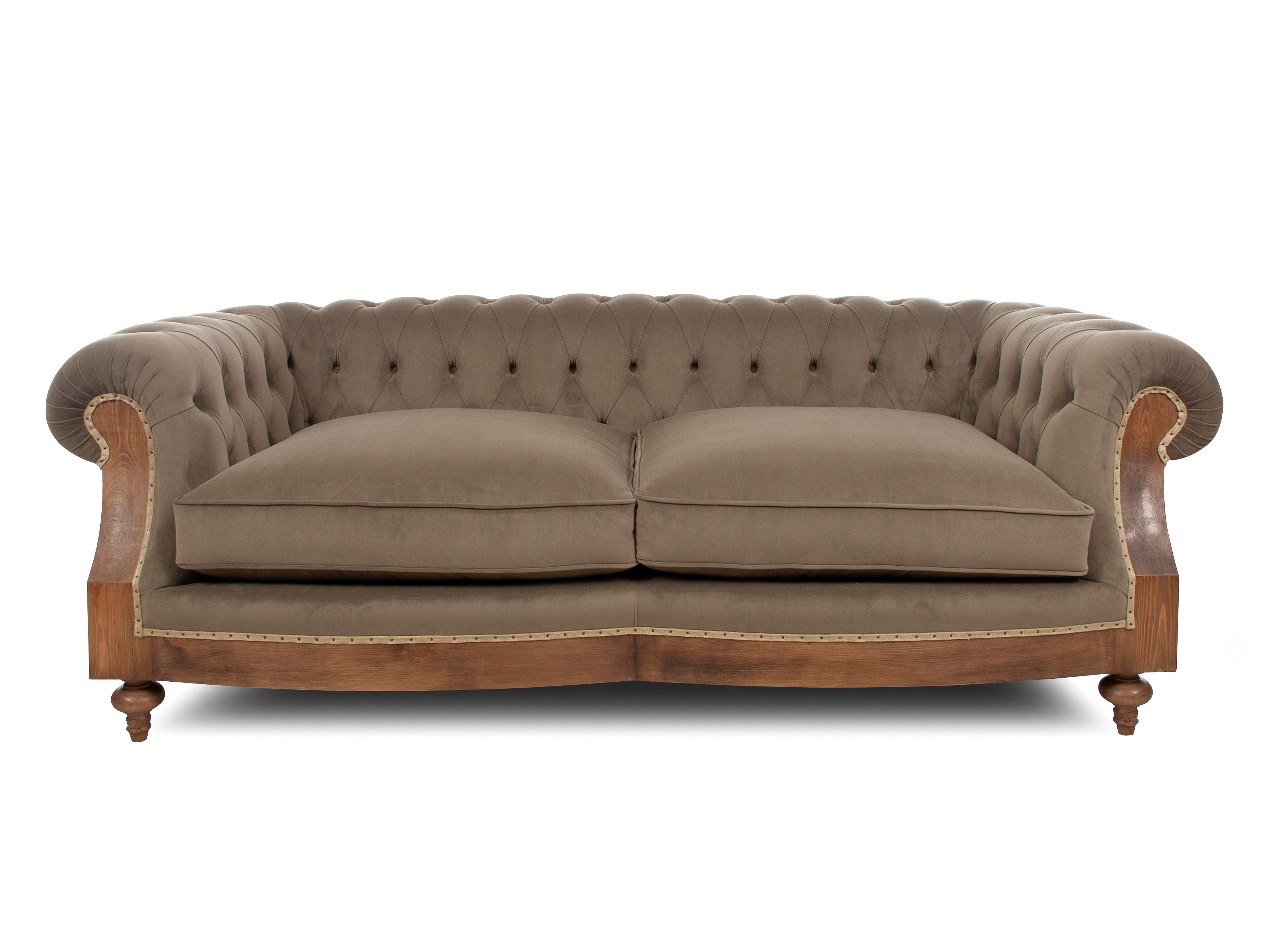 3-местный джутовый диван capitonné CREARTE COLLECTIONS Chesterfield Big Ben Essence ARCH-00005804 - Вид №3