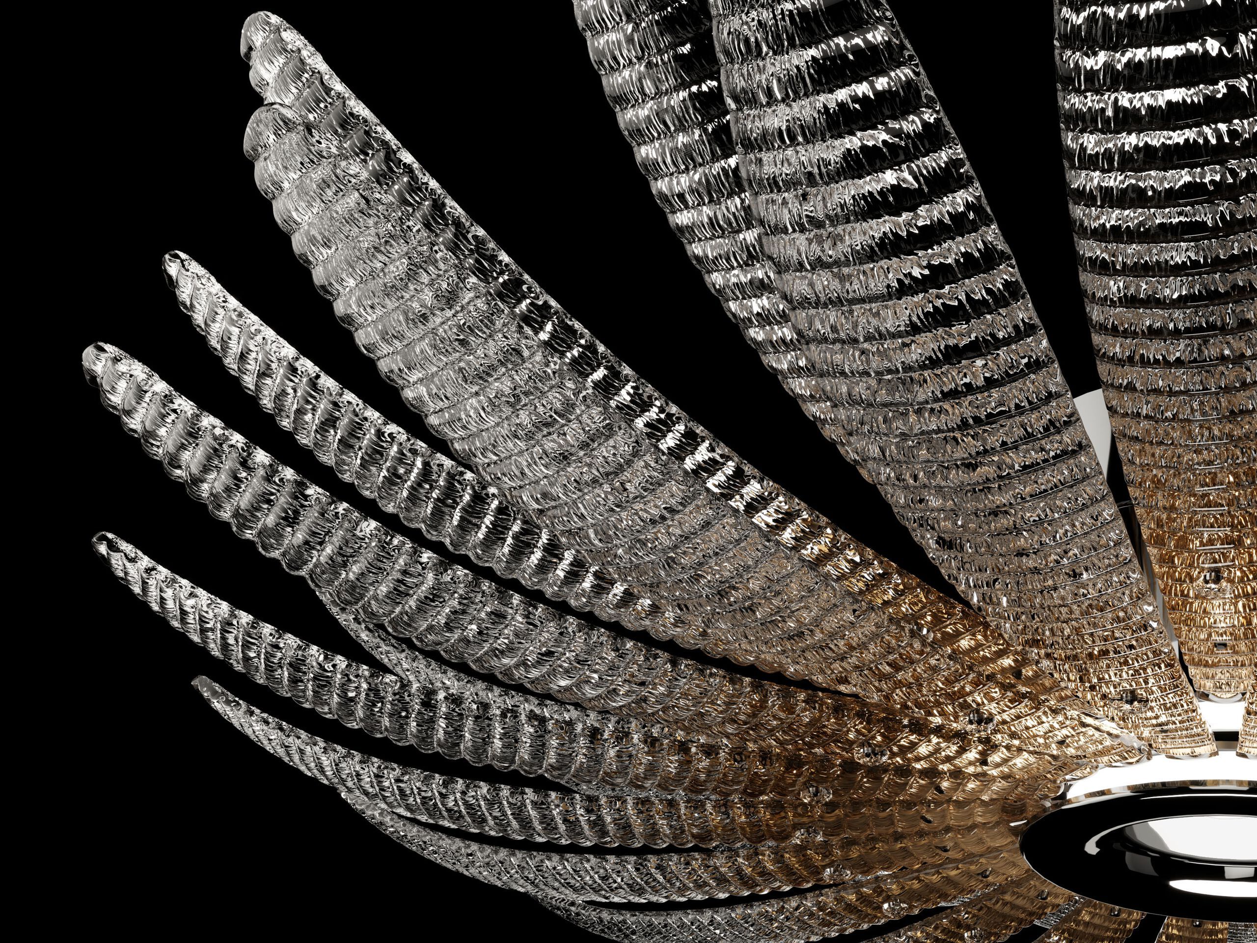 Венецианский Кристалл ручной работы потолочный светильник Barovier&Toso Агава ARCH-00141042 - Вид №2