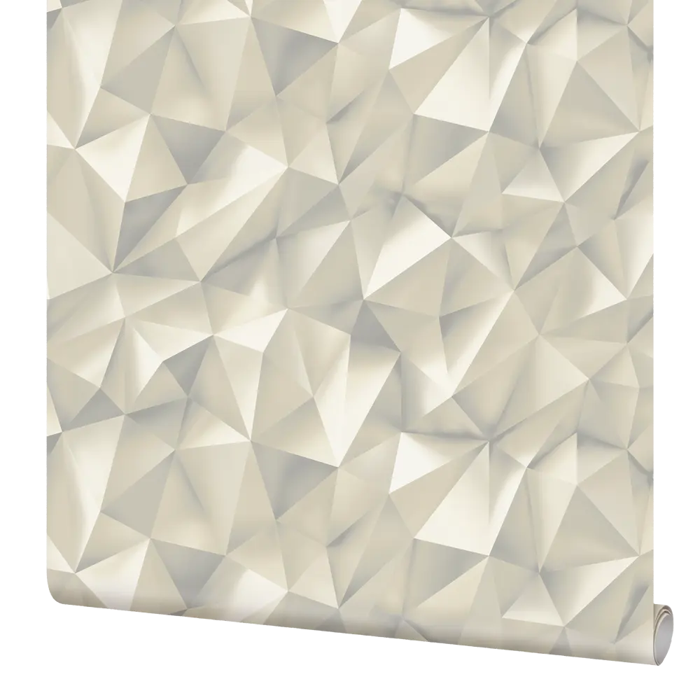 ELYSIUM Грани - флизелиновые обои бежевые с геометрическим узором 89345105 STLM-0829991