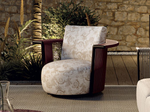 Съемное садовое кресло из ткани