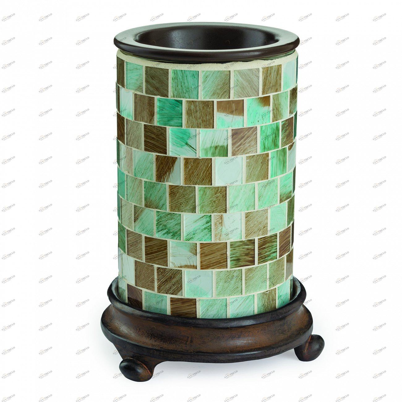 Ультразвуковой аромадиффузор 250мл "Шампанское" Large Diffuser Champagne Palmette CANDLE WARMERS  268215 Зеленый;черный 