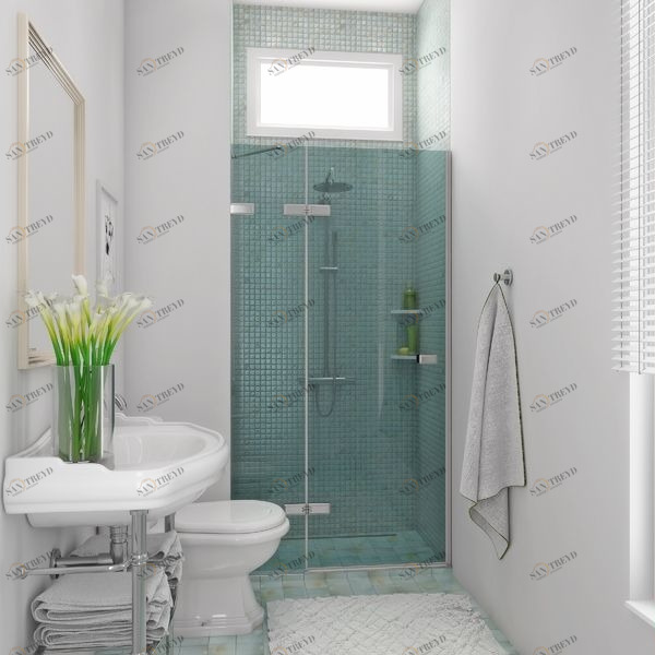 Душевая дверь в нишу 90x200 GK-862A стекло прозрачное 6 мм GUTEWETTER TREND DOOR 90X200GK862A