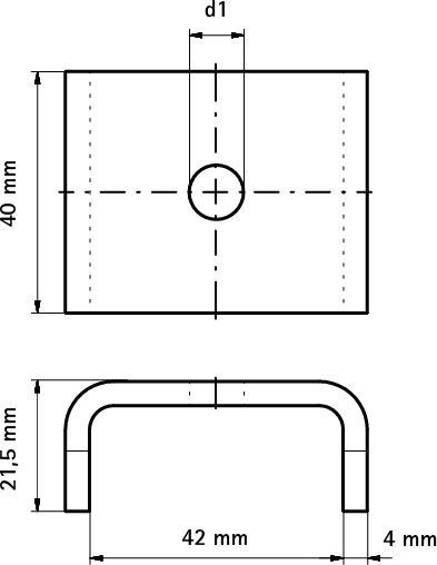 6571016 BIS Strut Шайбы (U-образные) нерж. для создания конструкций из профиля Strut walraven  - Вид №1