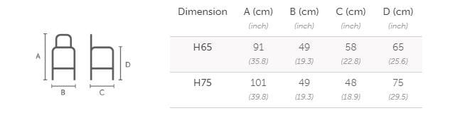 Высокий деревянный табурет с подставкой для ног со спинкой Midj ARCH-00080439 - Вид №2