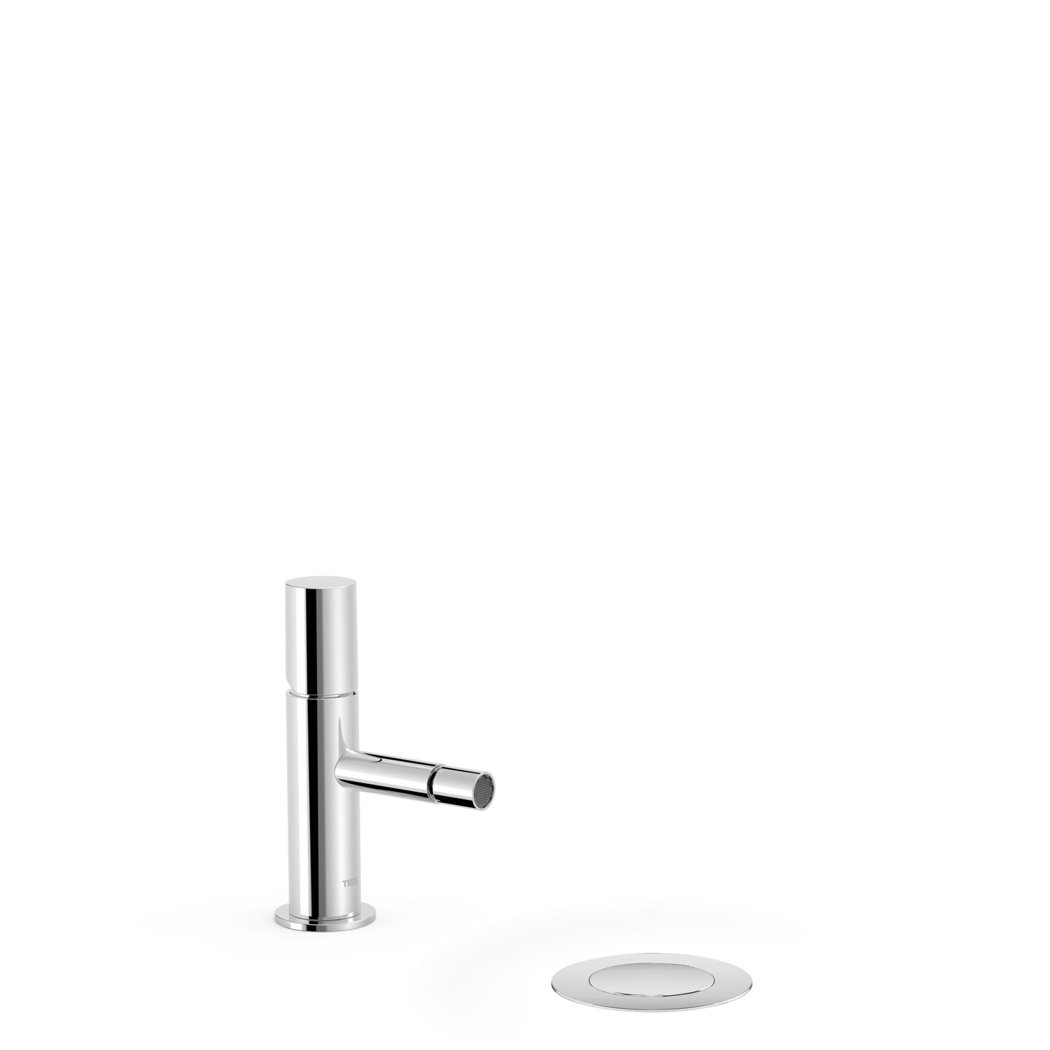 УЧЕБНЫЙ смеситель для биде с одной ручкой и автоматическим сливом-26112001D TRES 