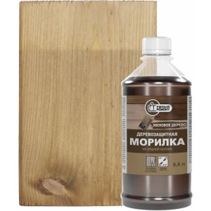 Морилка для дерева водная Умный Ремонт 0.5 л цвет эбеновое дерево