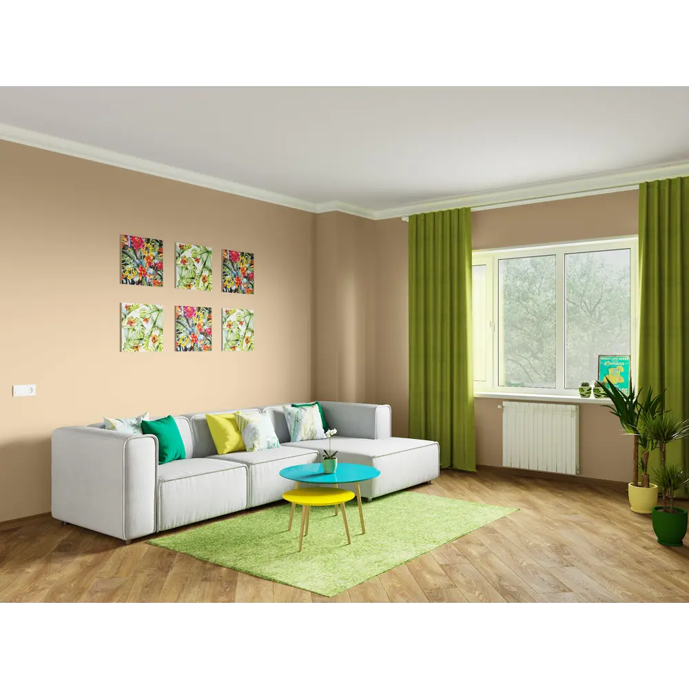 Краска для стен и потолков Trend Farbe цвет Очищенный миндаль 2.5 л 81970717 STLM-2190677 Dufa  - Вид №4
