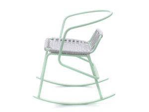 Веревочный садовый стул с подлокотниками