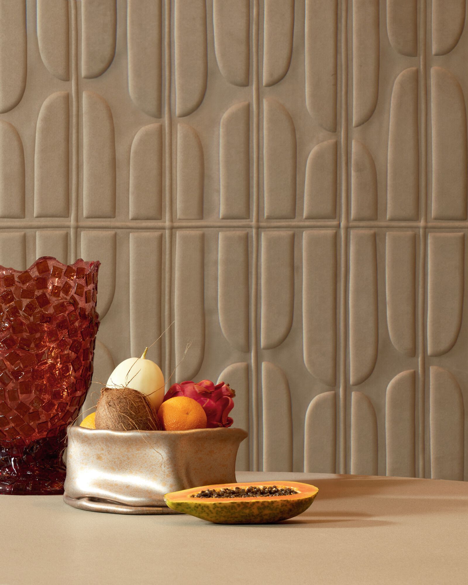 Полиэфирная моющаяся настенная ткань Élitis Forms ARCH-00137537 - Вид №5