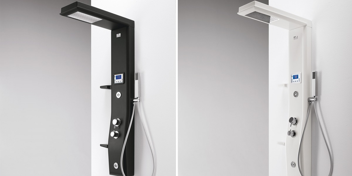 Душевая колонна Etoile Grey 160 см базовая 4ETA5N0G Gruppo Geromin - Вид №3