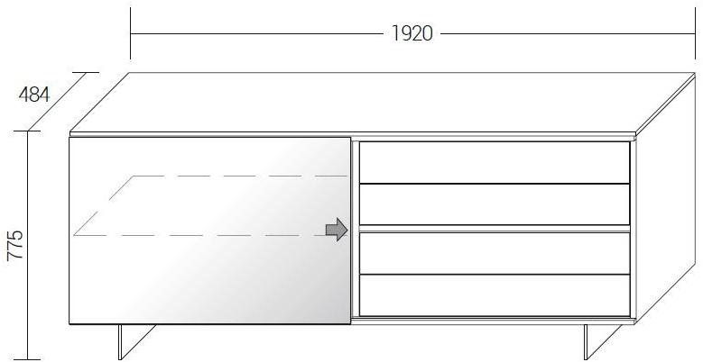 Dall'Agnese Комод из дерева и стекла sun-id-1407680 - Вид №1