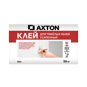 Клей Axton для флизелиновых и тяжелых обоев 50 м² 89346011