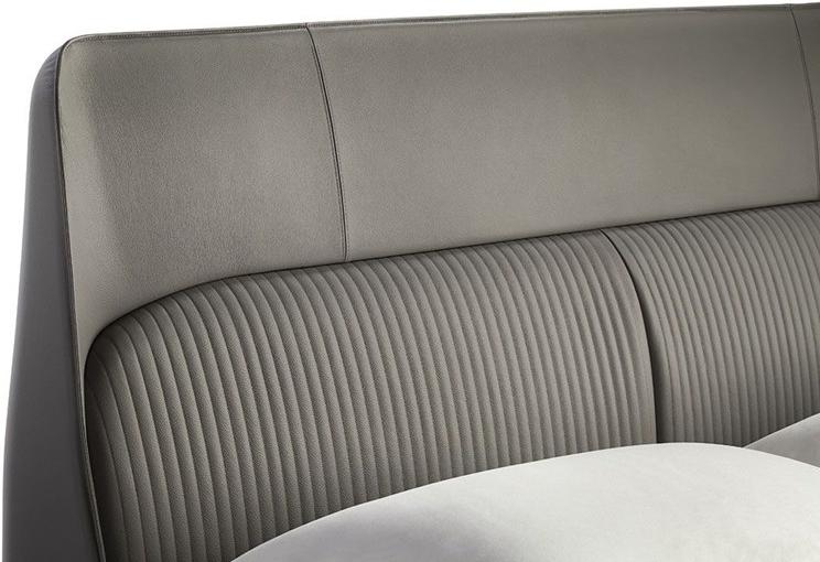 Poltrona Frau Кожаная кровать с мягким изголовьем La notte - letti sun-id-1455256 - Вид №4