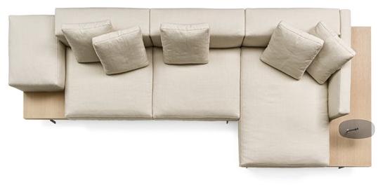 B&B Italia 3-х местный тканевый диван с шезлонгом Dock sun-id-1355318 - Вид №1