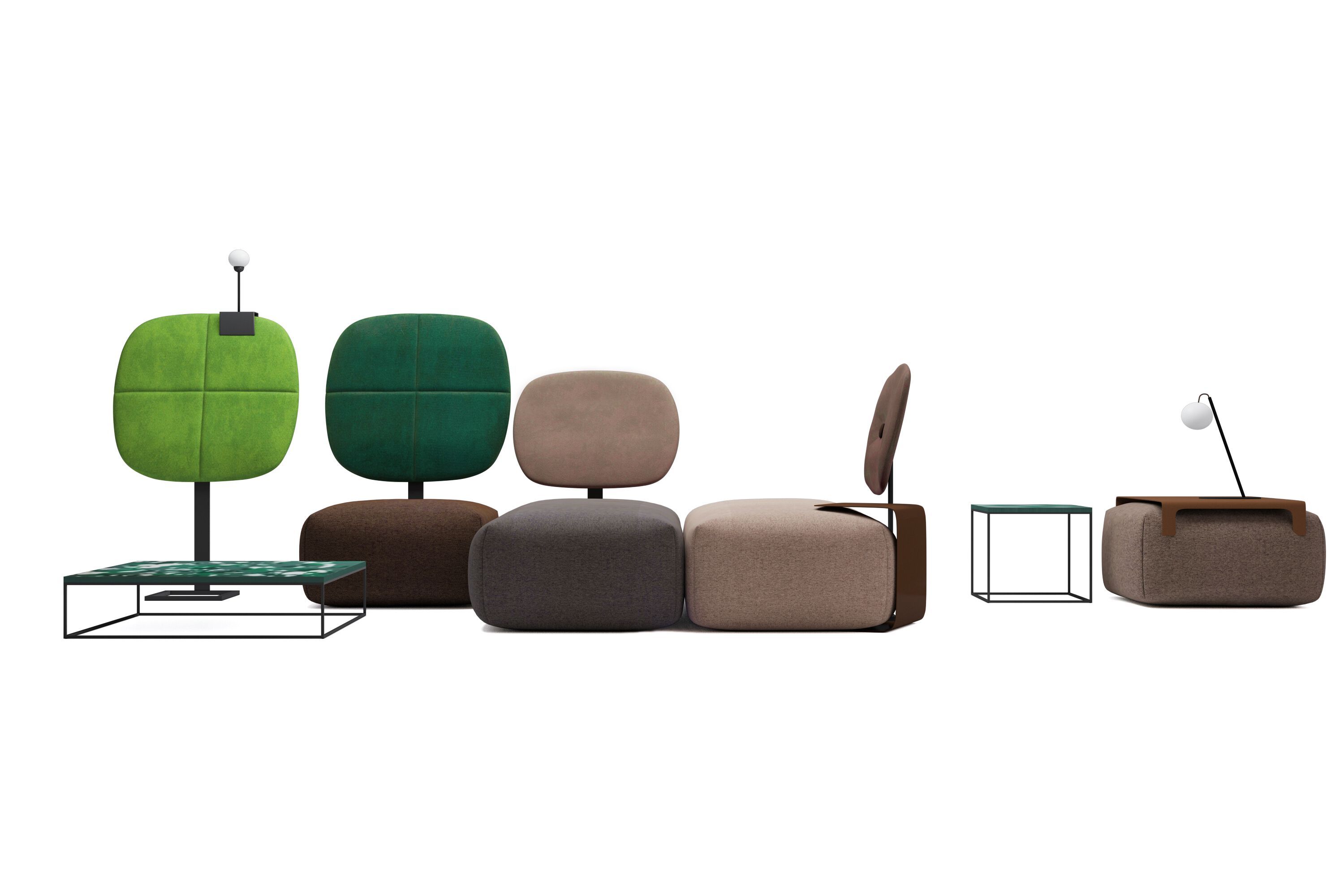 Ткань диван HANNABI MODEL NO.15 ARCH-00010709 - Вид №3