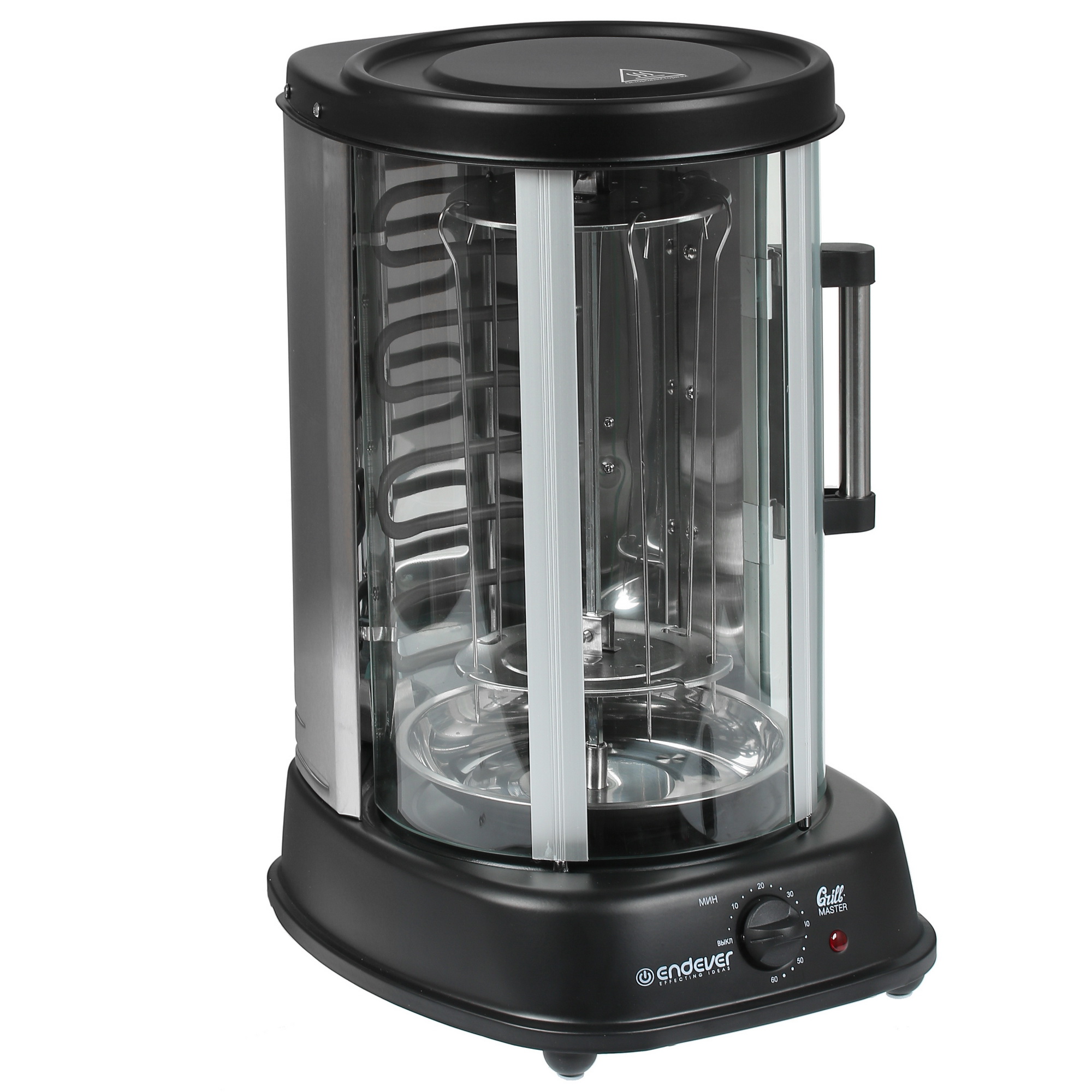 8115606 Электрошашлычница Endever Grillmaster-300 черный STDN-0068690 - Вид №1