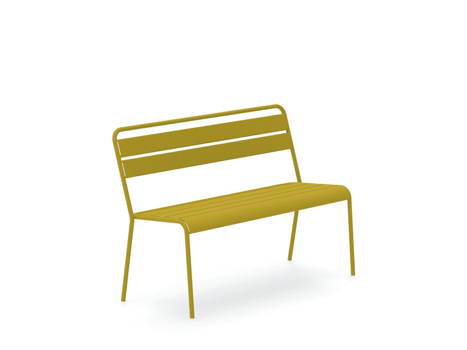 Металлическая штабелируемая садовая скамейка со спинкой Vermobil ARCH-00126375 - Вид №8