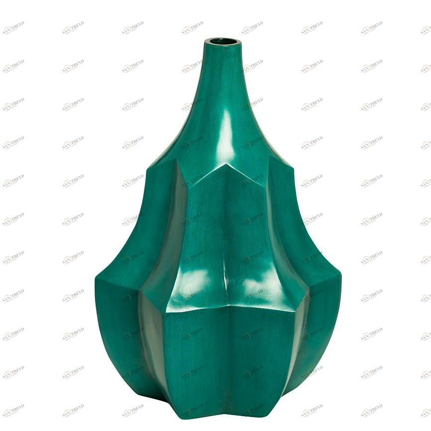 Ваза для цветов зеленая 36х29х51см GARDA DECOR ДИЗАЙНЕРСКИЕ 210906 Зеленый 